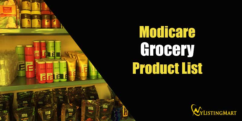 Modicare Grocery Product List